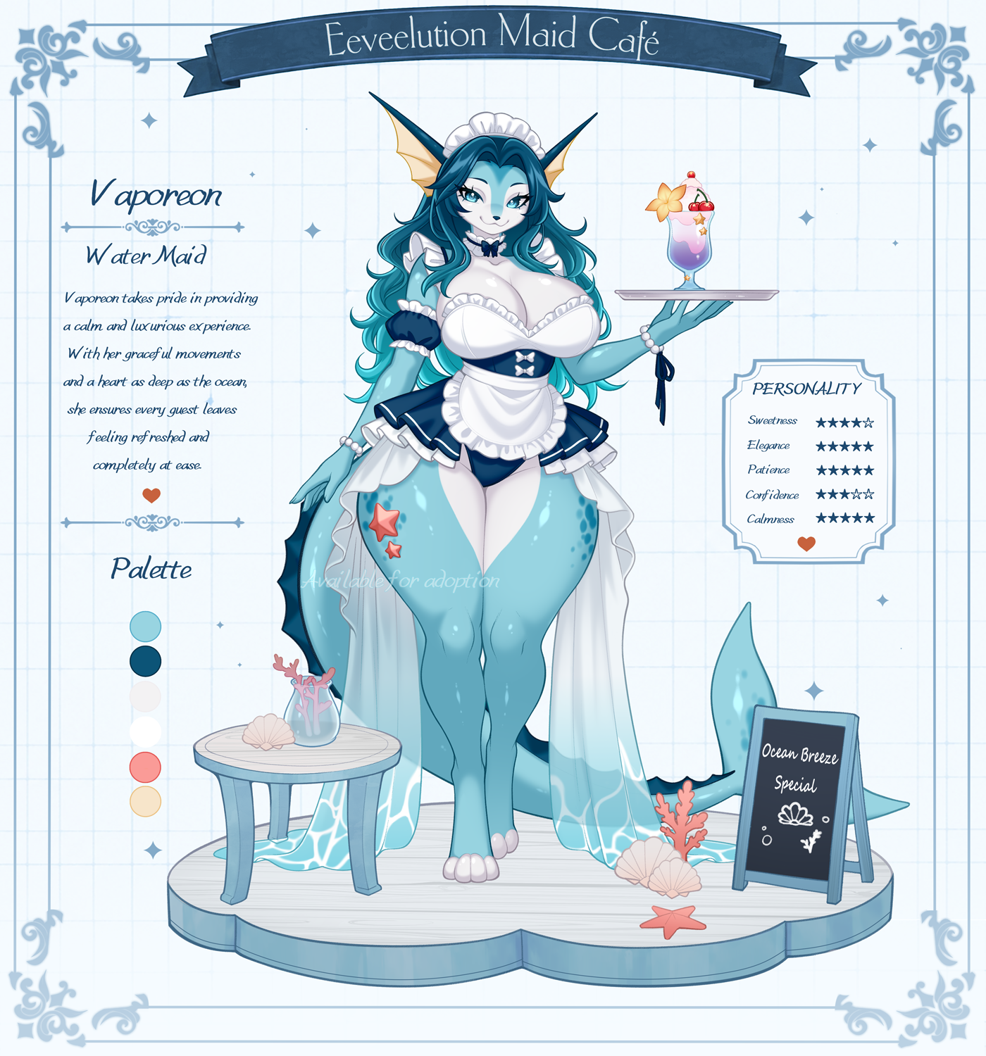 Vaporeon — Water Maid